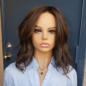 WAVY DAY wig, Raquel Welch, SS Iced Mocha, Lace Front, Mono Top, RL8/12SS, NEW